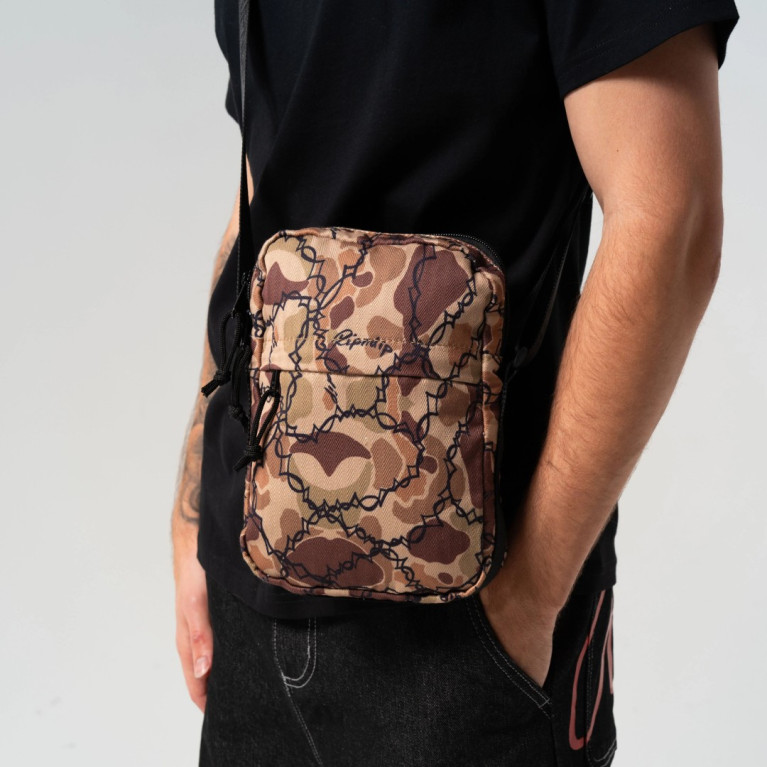 Сумка Ripndip WIRED CROSS BODY BAG TAN CAMO