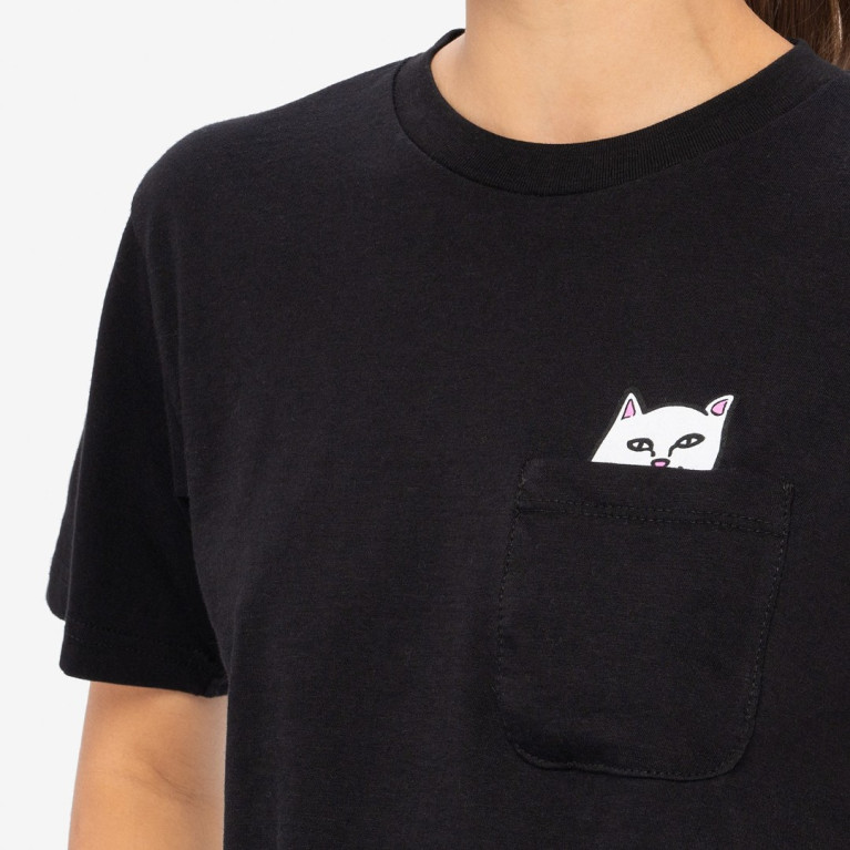 Футболка Ripndip Lord Nermal Cropped Pocket Tee Black