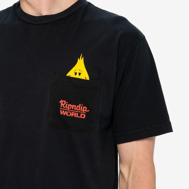 Футболка Ripndip F-U Flameboy Pocket Tee Vintage Black