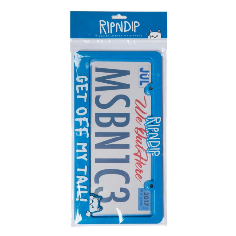 Рамка для номера автомобиля Ripndip Tailgater License Plate Frame Blue