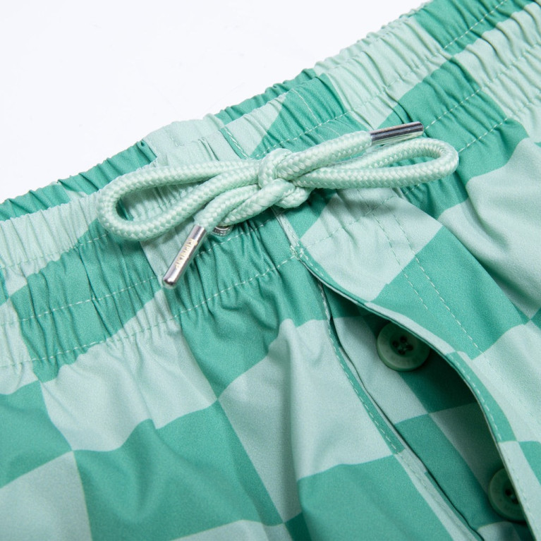 Шорты Ripndip Checked Swim Shorts Olive/Pine