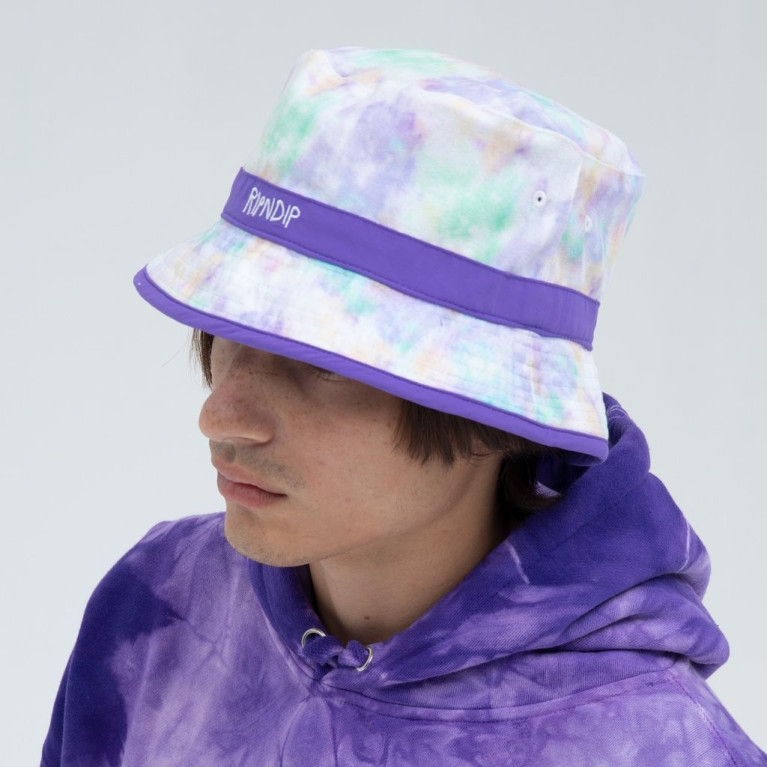 Панама Ripndip Castanza Reversible Bucket Hat Purple 