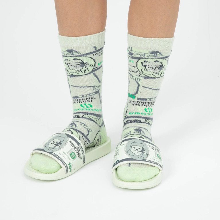Тапочки Ripndip Moneybag Slides Olive
