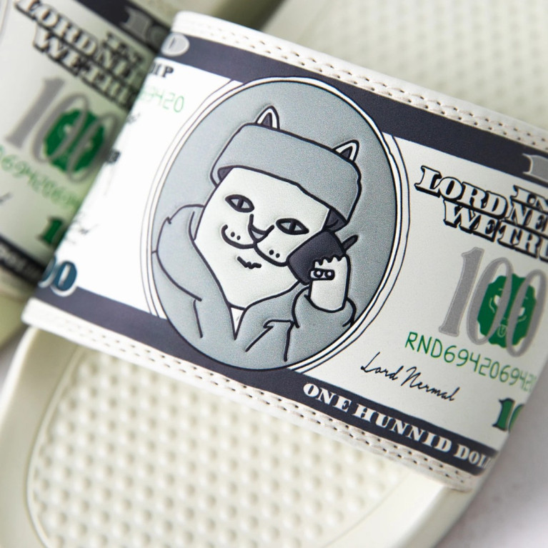 Тапочки Ripndip Moneybag Slides Olive