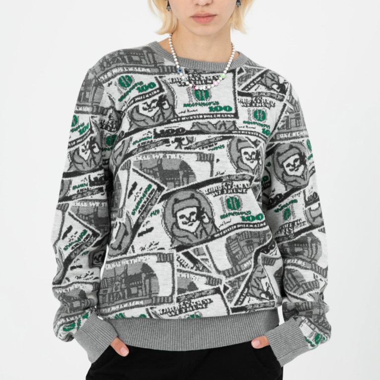 Свитер Ripndip Moneybag Knit Sweater Olive