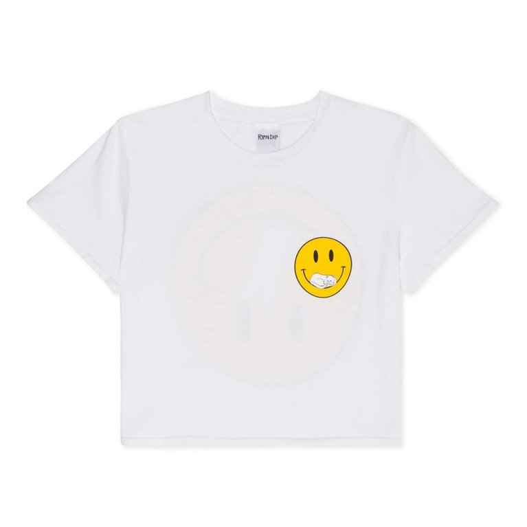 Футболка Ripndip Everything Will Be Okay Cropped Baby Tee White