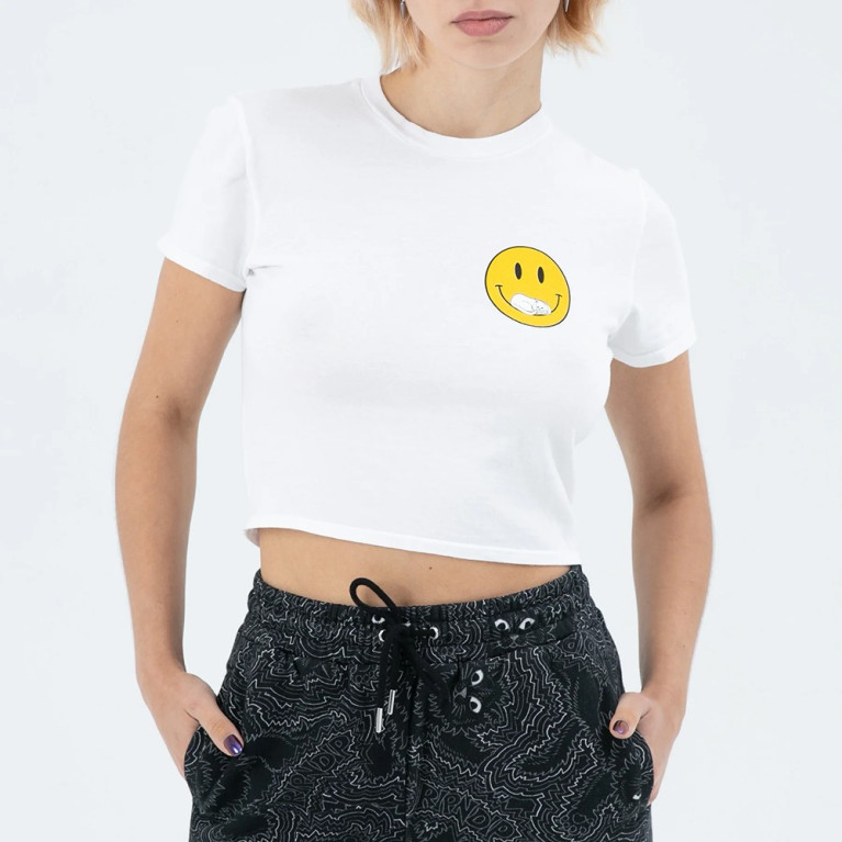 Футболка Ripndip Everything Will Be Okay Cropped Baby Tee White