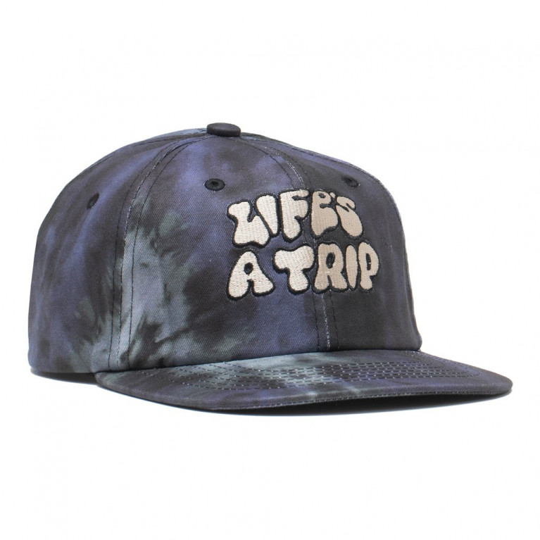 Кепка Ripndip Lifes A Trip 6 Panel Hat Black/Sage/ Dark Slate Tie Dye
