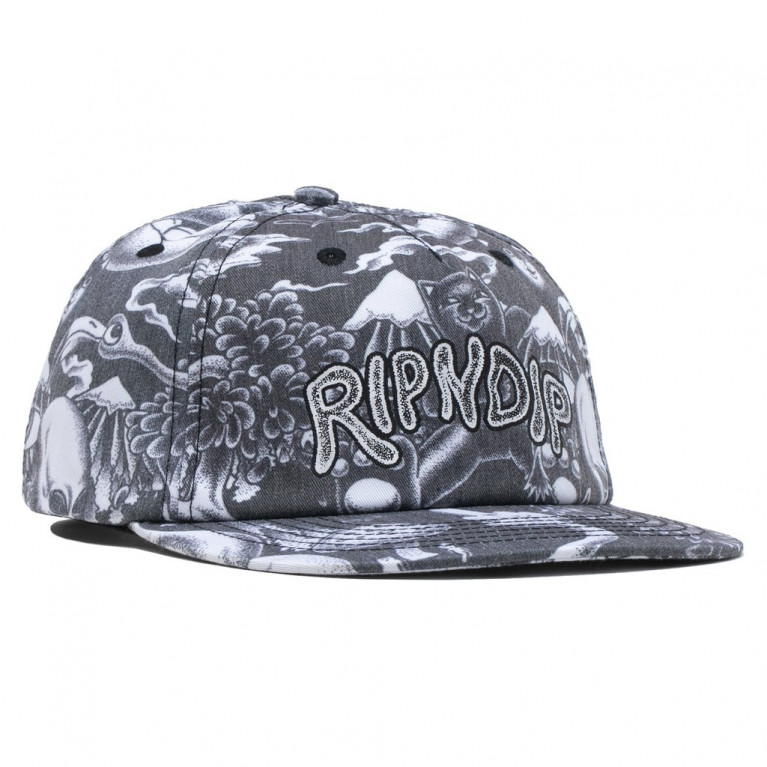 Кепка Ripndip Dark Twisted Fantasy 6 Panel Hat Black