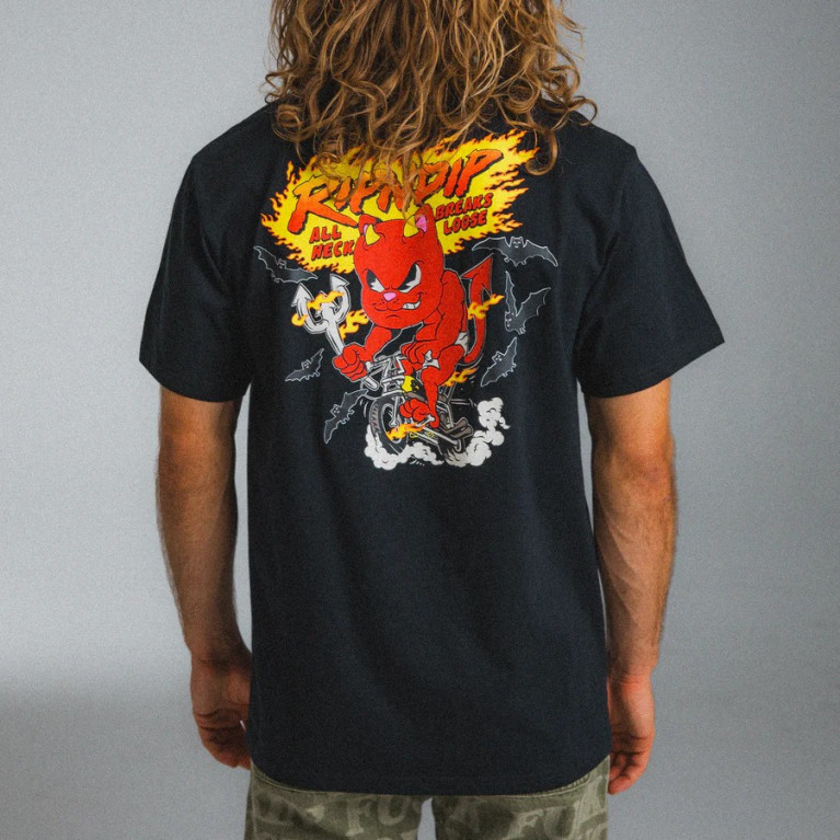 Футболка RIPNDIP Break Loose Tee (Black) 