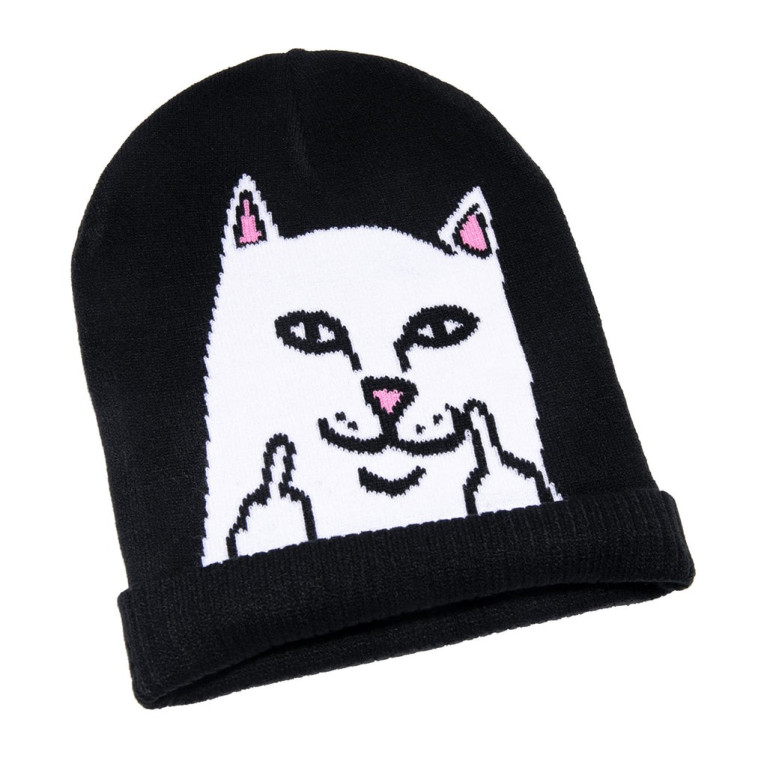 Шапка Ripndip Peeking Nermal Beanie Black 
