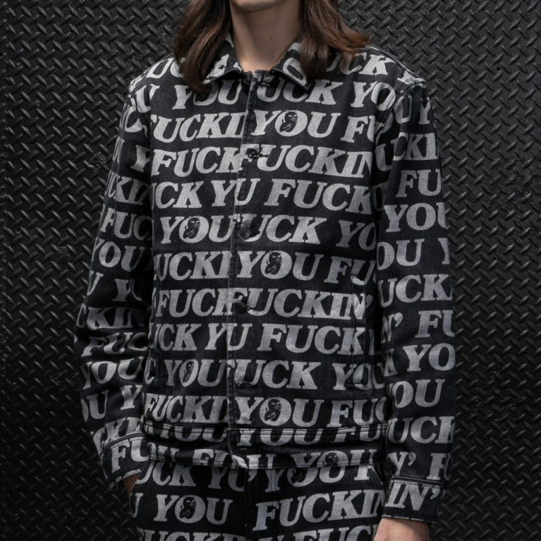 Куртка Ripndip Fuckin Fuck Denim Jacket Black