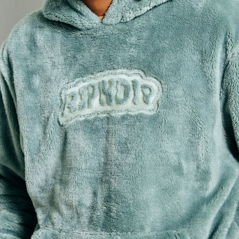 Толстовка Ripndip Bubble Sherpa Hoodie Cool Grey