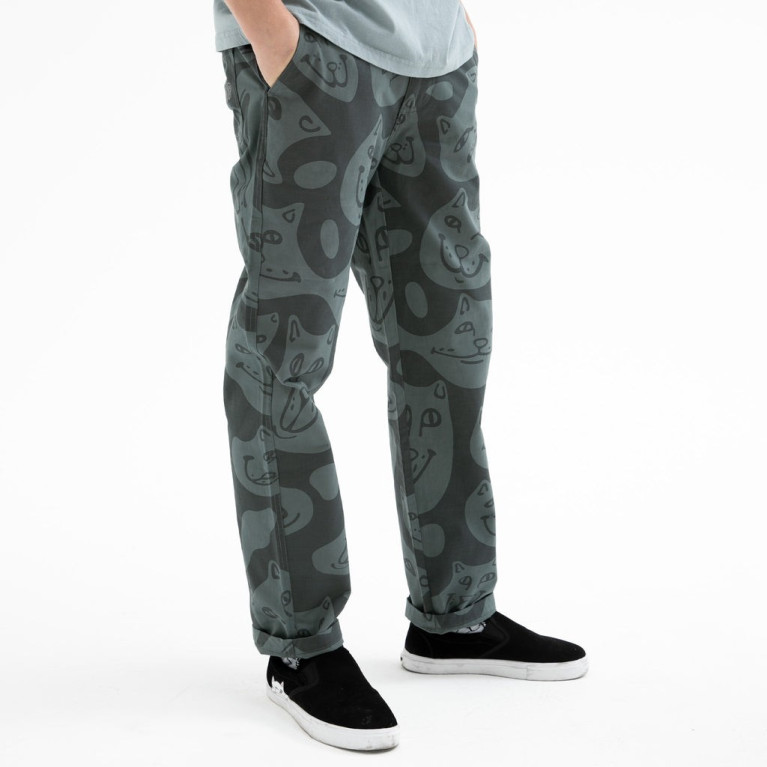 Штаны Ripndip Many Faces Twill Pants Charcoal