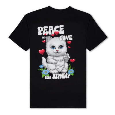 Футболка Ripndip Peace Love RIPNDIP Tee Black