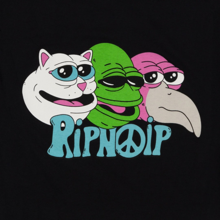 Футболка Ripndip Trio Tee Black
