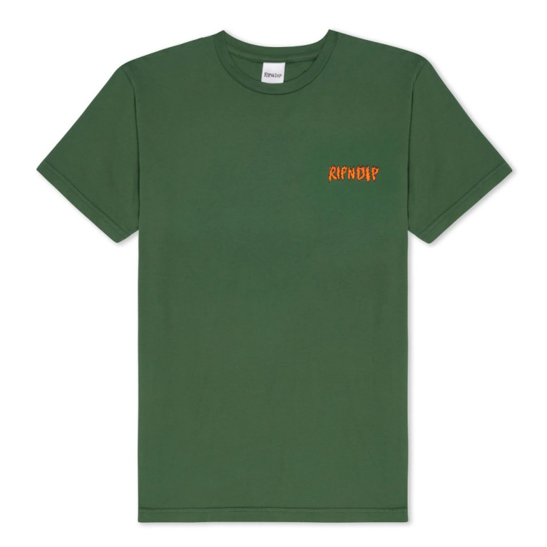 Футболка Ripndip Burn Tee Olive