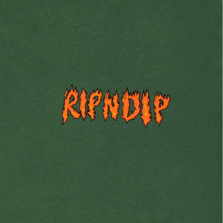 Футболка Ripndip Burn Tee Olive