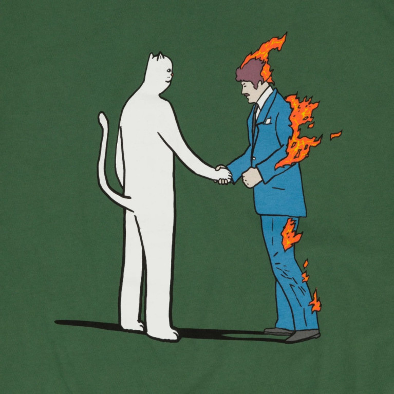 Футболка Ripndip Burn Tee Olive