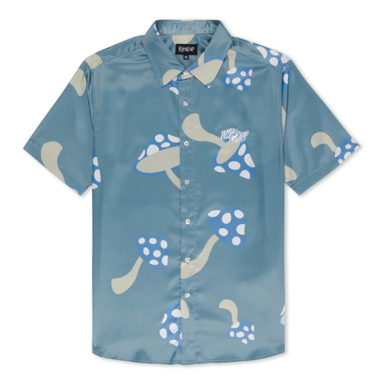 Рубашка Ripndip Euphoria Button Up Light Slate