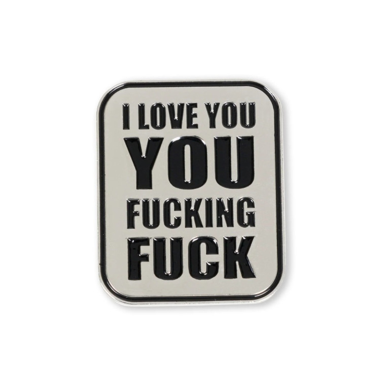 Значок Ripndip ILY FUCKIN FUCK PIN