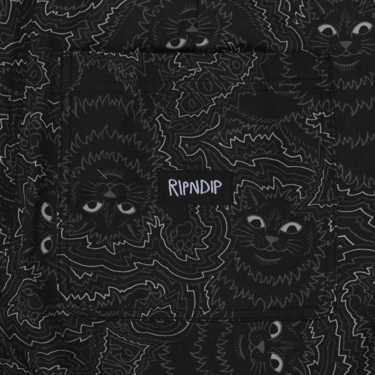 Штаны Ripndip Big Pussy Energy Wide Leg Pants Black