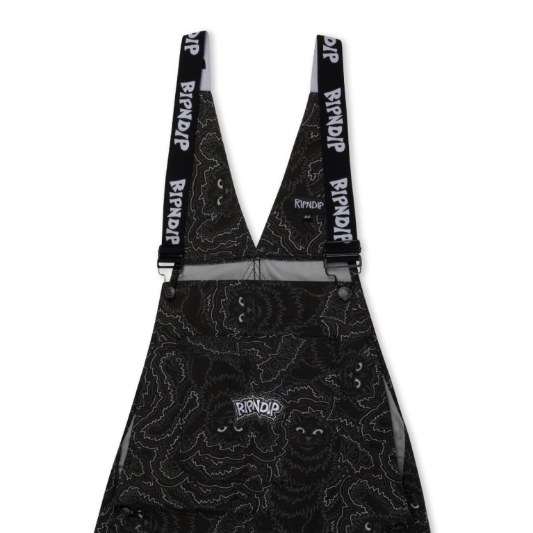 Комбинезон Ripndip Big Pussy Energy Cotton Twill Overalls Black