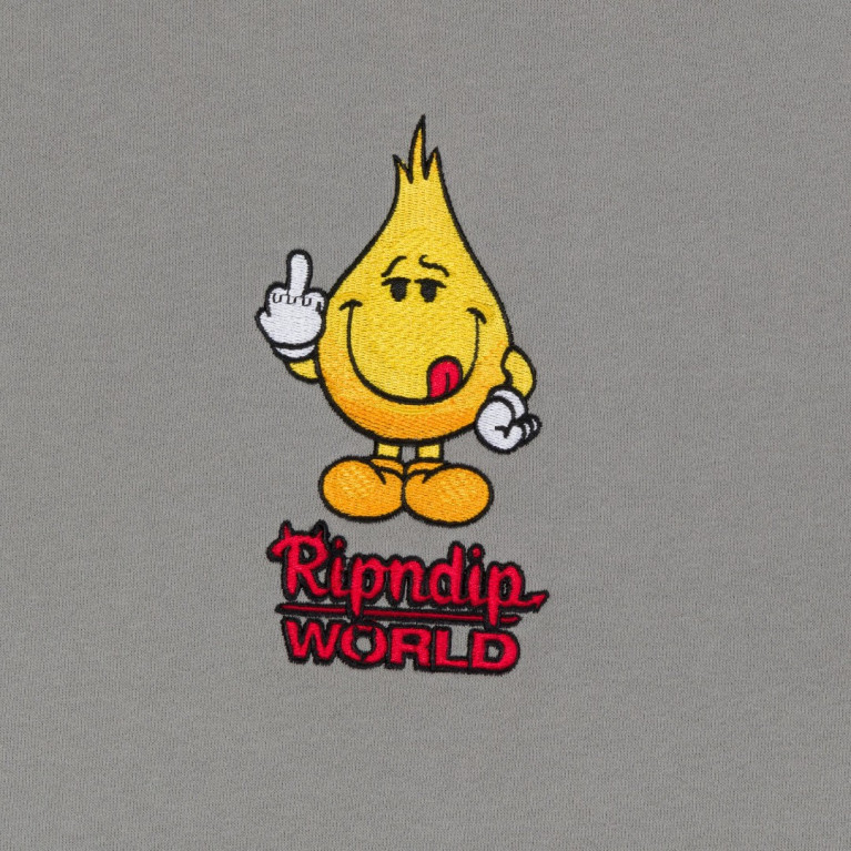 Толстовка Ripndip F-U Flameboy Embroidered Hoodie Grey