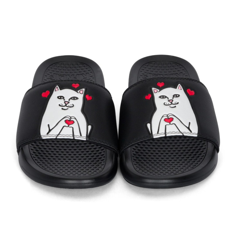 Тапочки Ripndip Nermal Loves Slides Black