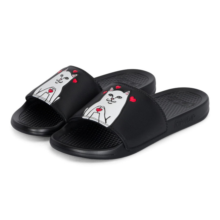 Тапочки Ripndip Nermal Loves Slides Black