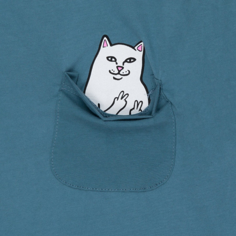 Футболка Ripndip Lord Nermal Peace Pocket Tee Slate
