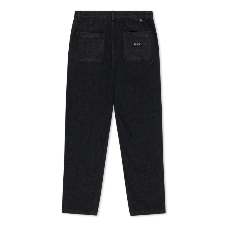 Штаны Ripndip Rockstar Distressed Denim Pants Black
