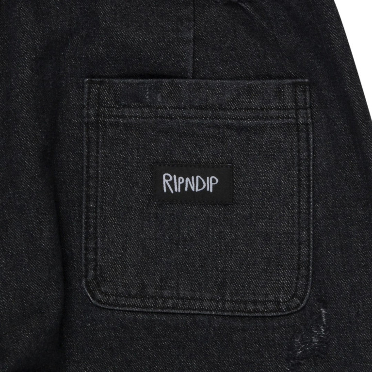 Штаны Ripndip Rockstar Distressed Denim Pants Black