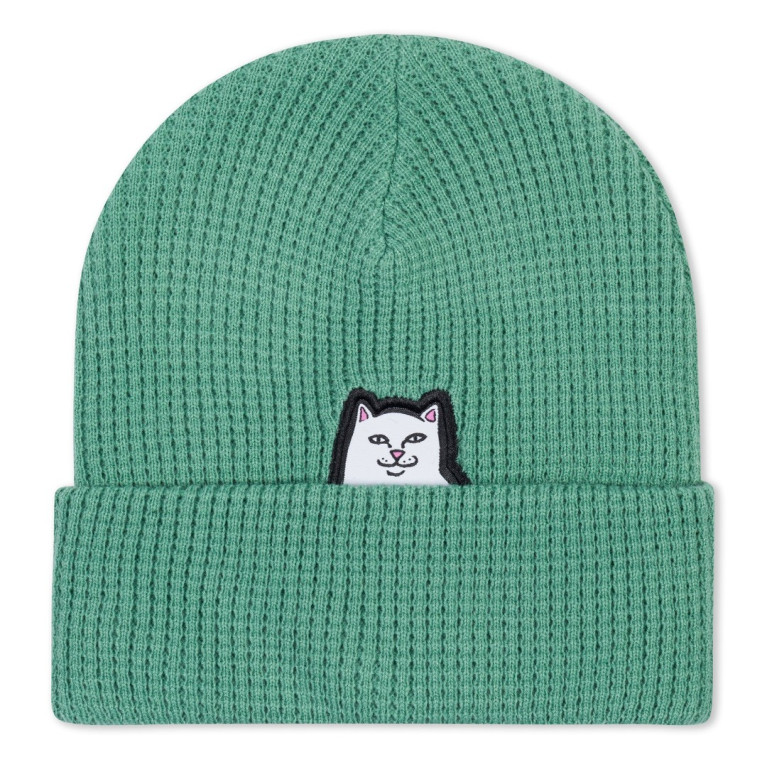 Шапка Ripndip Lord Nermal Waffle Beanie Light Pine