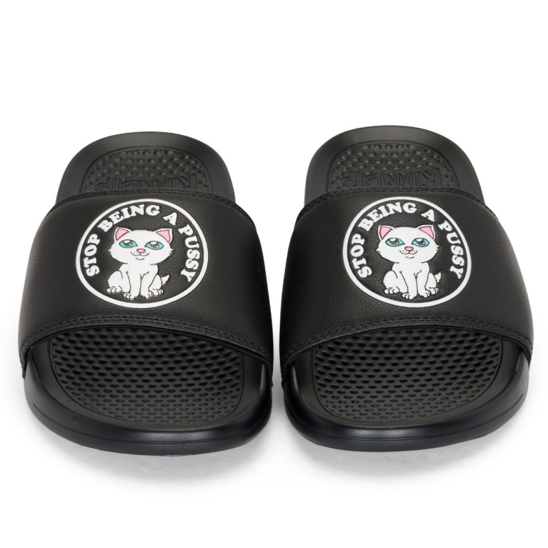 Тапочки Ripndip Stop Being A Pussy Slide Black