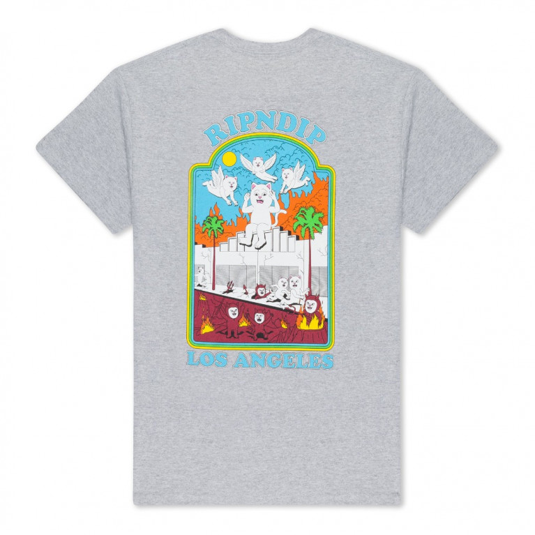Футболка Ripndip Heaven On Earth Tee Ash Heather