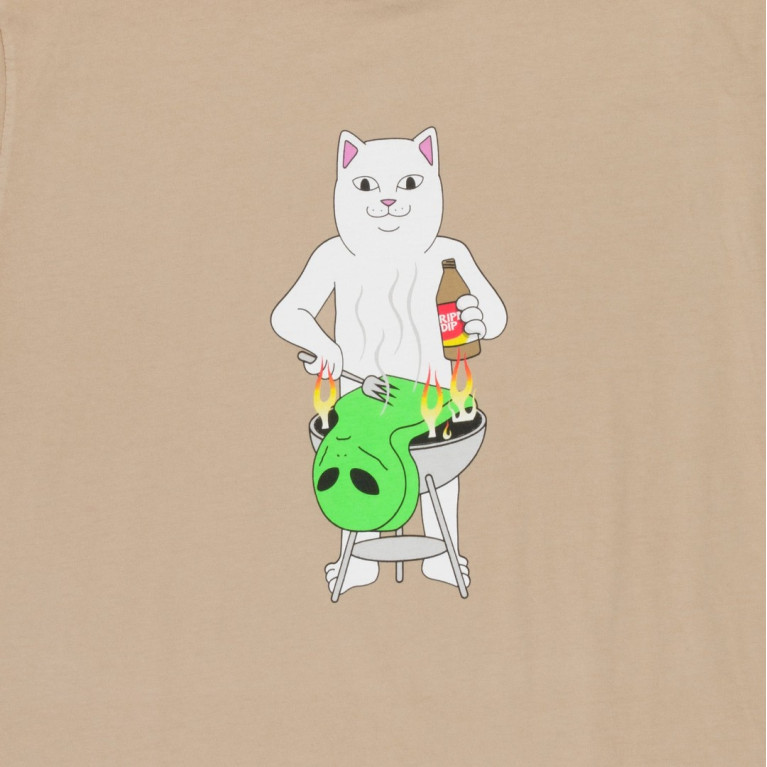 Футболка Ripndip BBQ Day Tee Almond