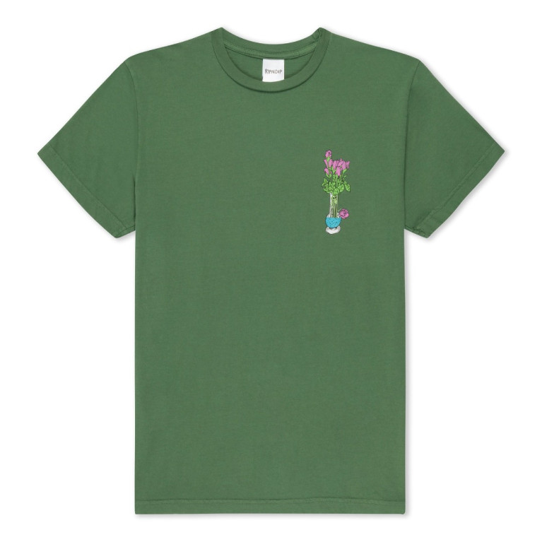 Футболка Ripndip Flower Vase Tee Olive