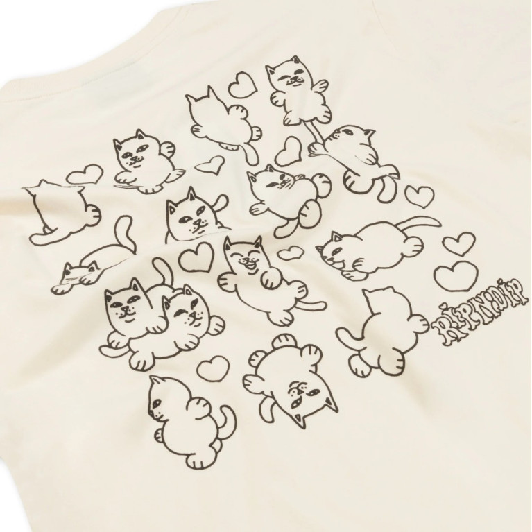 Футболка Ripndip Nermie Buddies Tee Natural