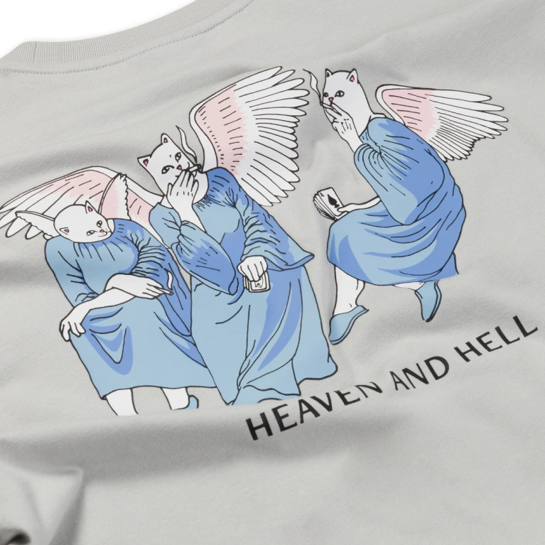 Футболка Ripndip Heaven and Hell Tee Grey