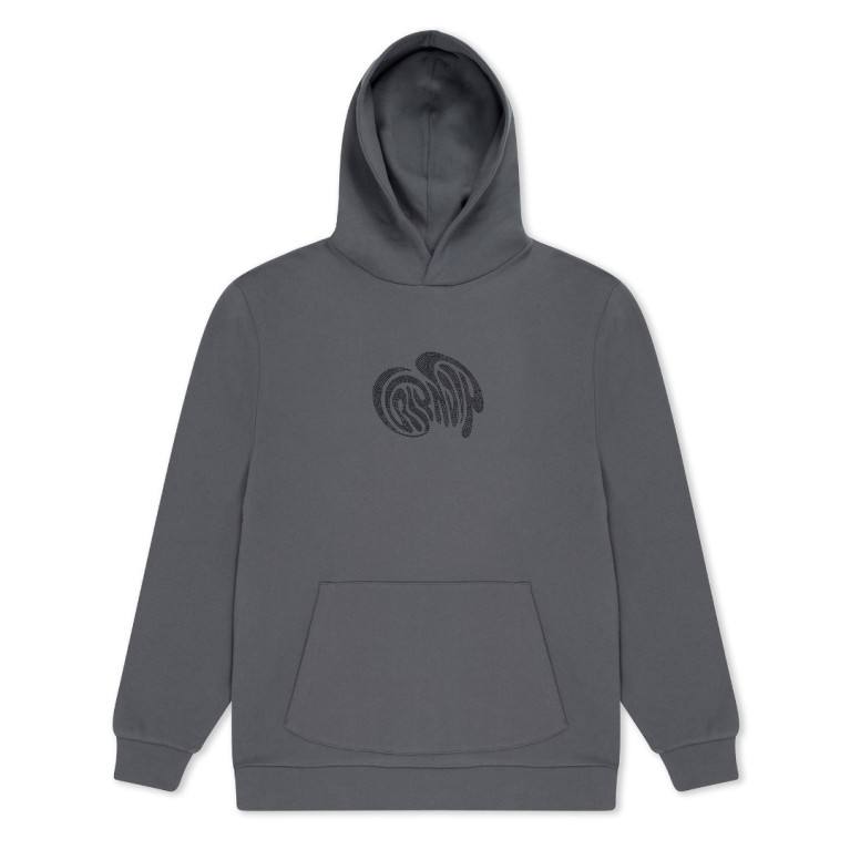Толстовка Ripndip Beautiful Trip Rhinestone Hoodie Charcoal
