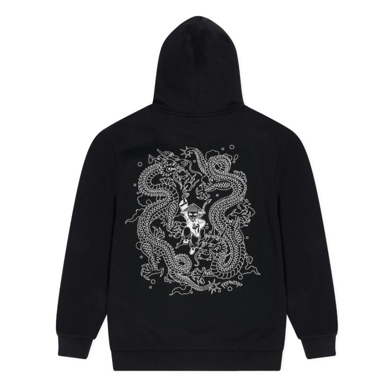 Толстовка Ripndip Ryu Embroidered Hoodie Black