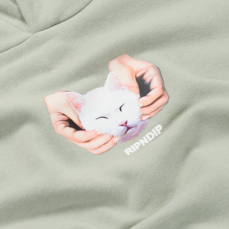 Толстовка Ripndip Happy Kitty Hoodie Sage