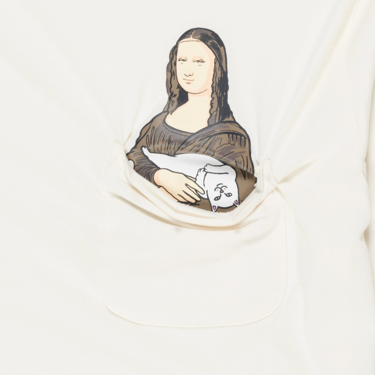 Футболка Ripndip NERMALISA POCKET TEE BONE
