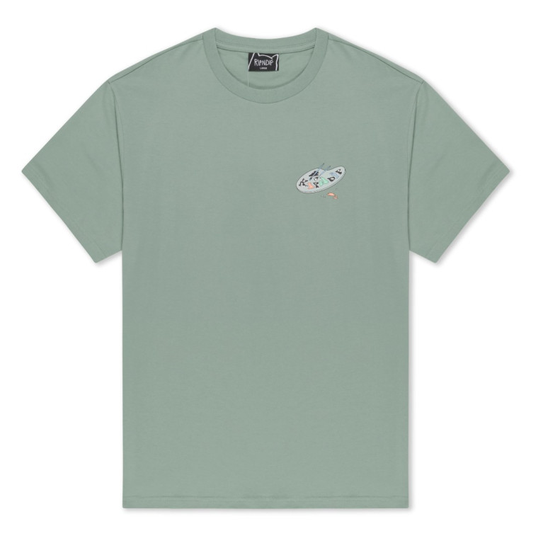 Футболка Ripndip ART CLUB TEE DUSTY SAGE
