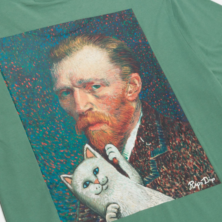 Футболка Ripndip VAN NERMAL TEE OLIVE
