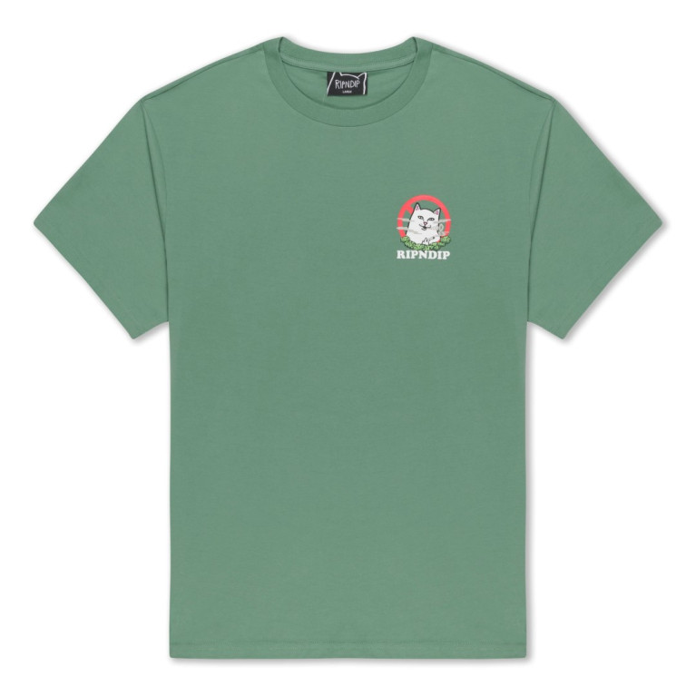 Футболка Ripndip NO SMOKING TEE LIGHT OLIVE