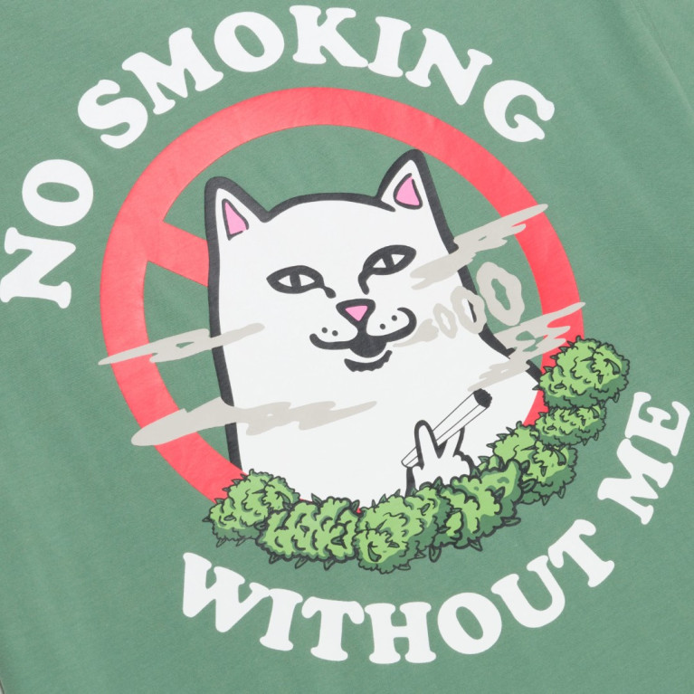 Футболка Ripndip NO SMOKING TEE LIGHT OLIVE