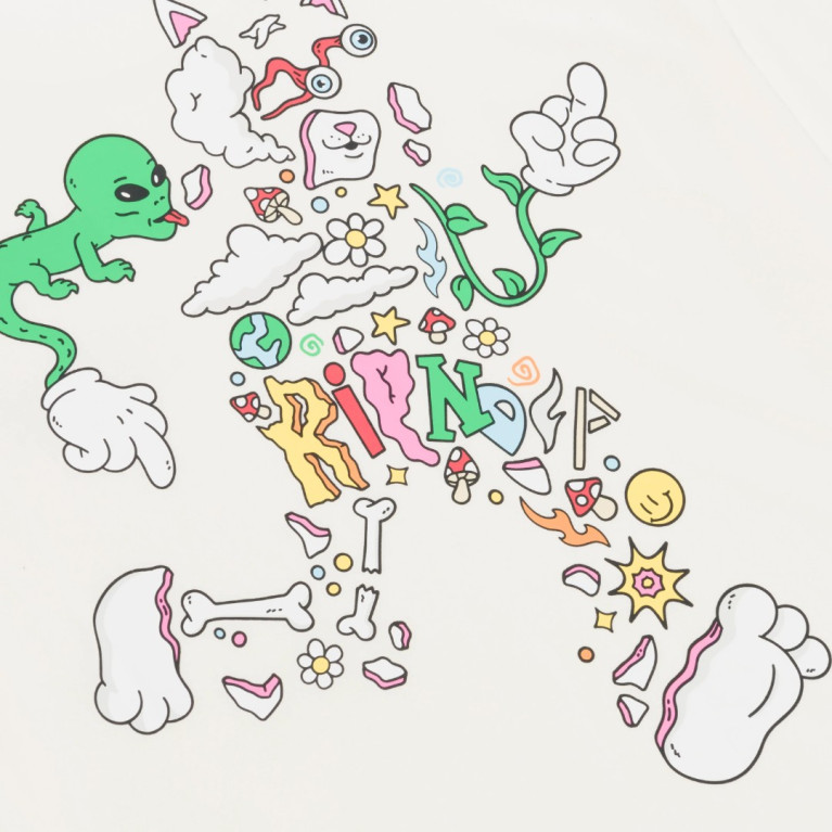Футболка Ripndip BROKEN DOWN TEE BONE