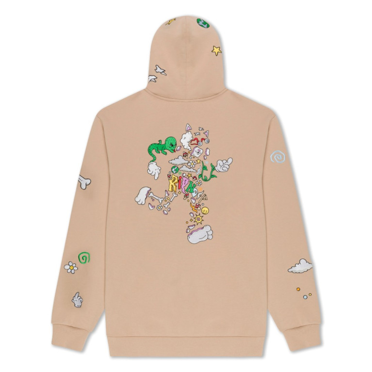 Толстовка Ripndip BROKEN DOWN HOODIE ALMOND